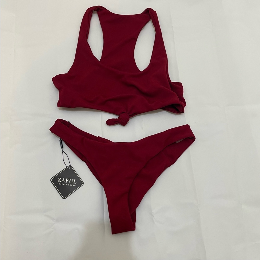 🔥 Women’s Red Bikini - Zaful - Size Medium - NWT Bottoms 🔥